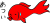 金魚さんあついですね【PNG】