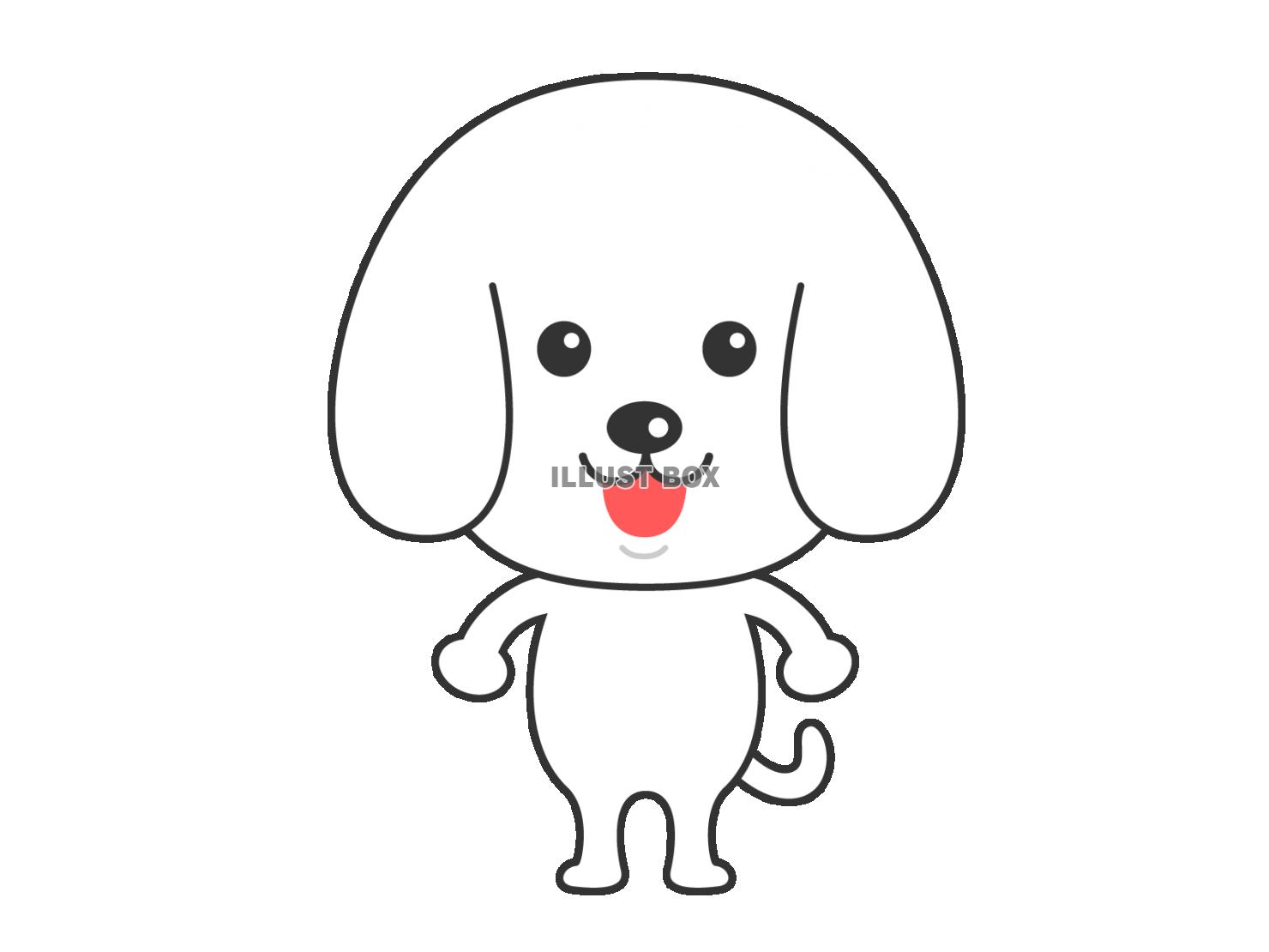 無料イラスト 犬のキャラクター