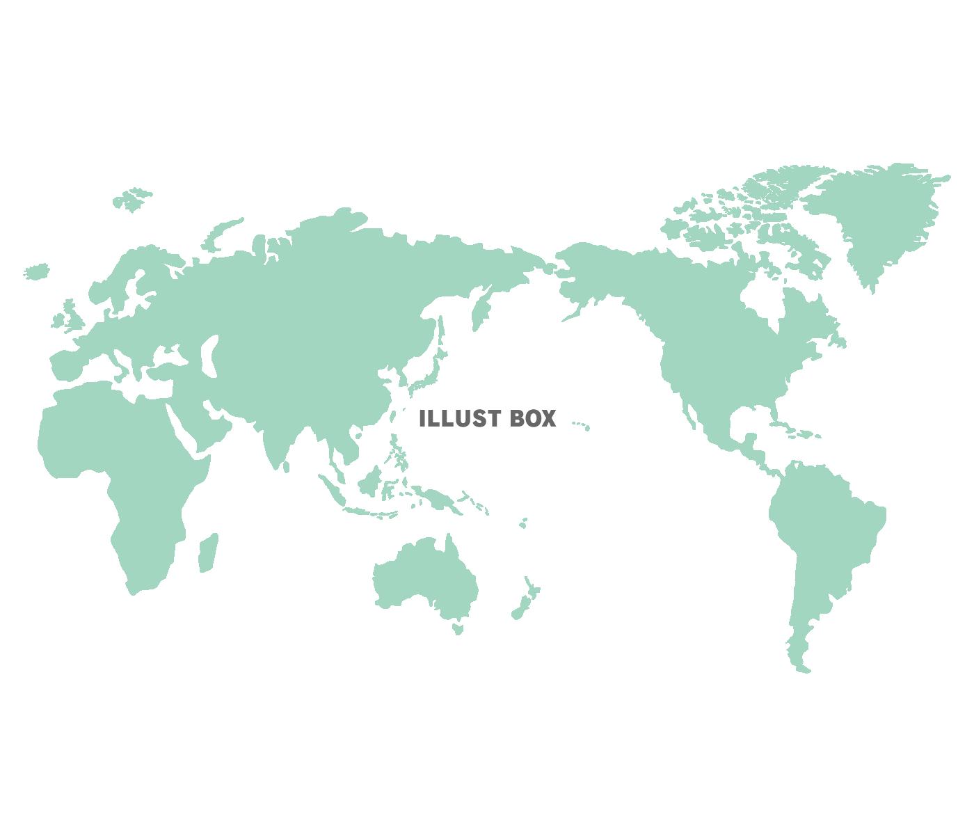 印刷 シンプル 世界 地図 簡単 イラスト