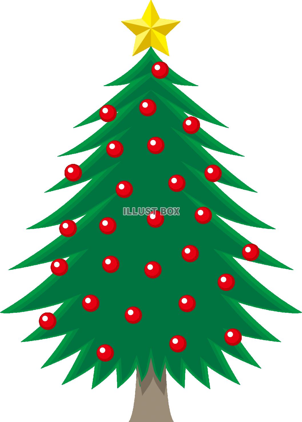 無料イラスト クリスマスツリー シンプル