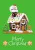 クリスマス お菓子の家とサンタクロース　3Dイラスト03