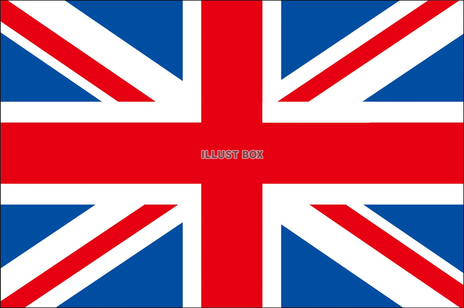 無料イラスト イギリスの国旗