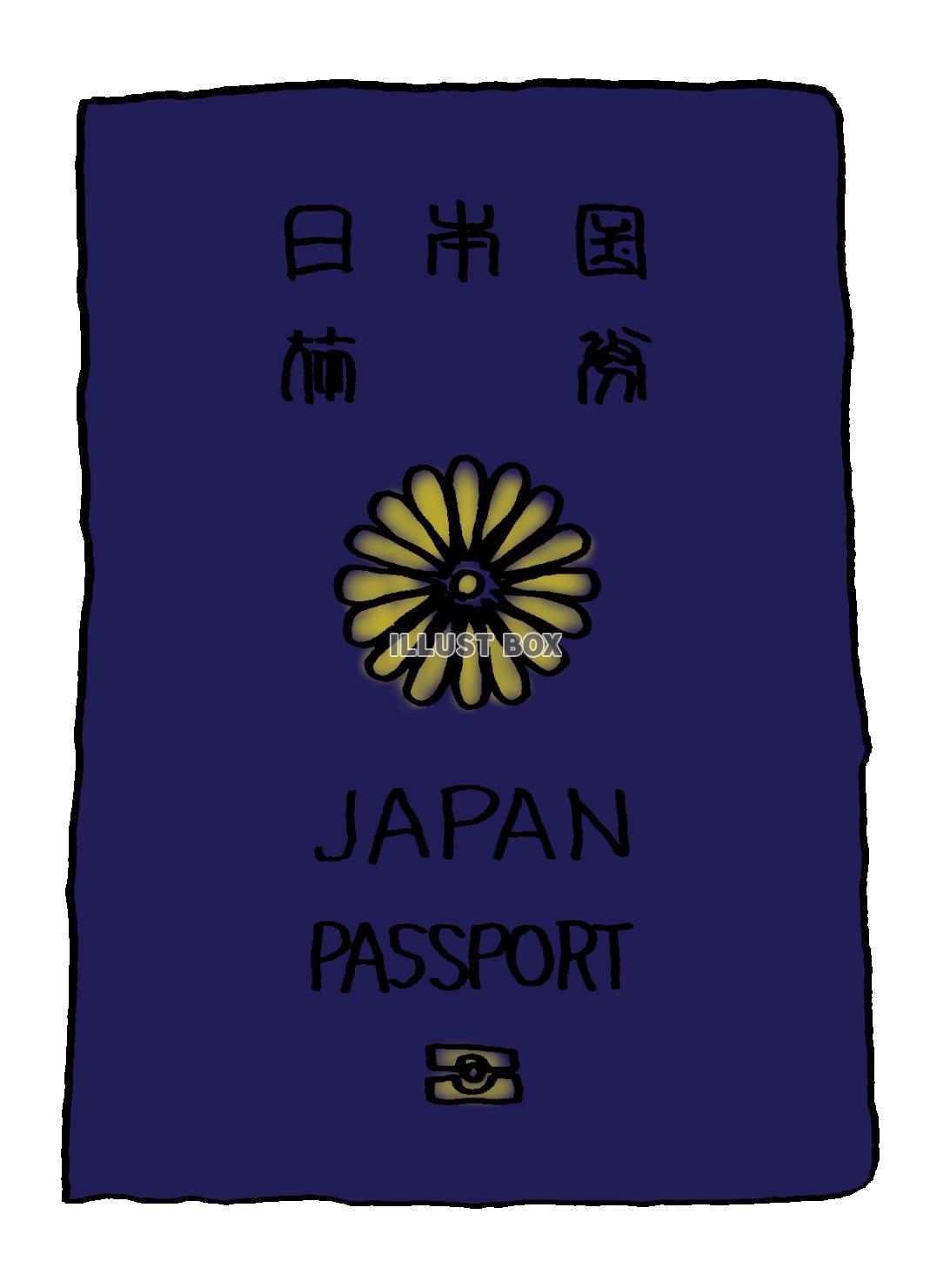 無料イラスト パスポート
