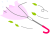 風でひっくり返った傘　ピンク（嵐、台風、木枯らし、木の葉、紙くず）