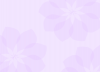 パステルカラーのお花の模様　うす紫（背景・壁紙・柄）