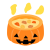 ハロウィンカボチャのシチュー　透過png