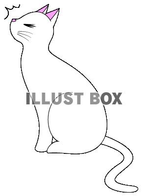 100 猫 イラスト 横顔 かわいい無料イラスト素材