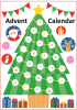 クリスマスツリーのアドベントカレンダー