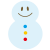 雪だるまのイラスト1