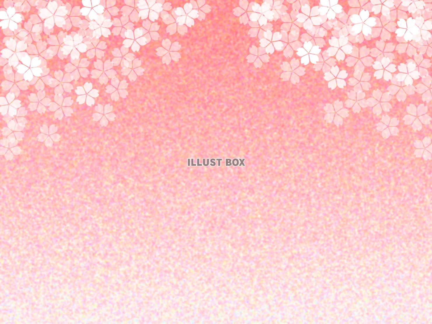 無料イラスト 桜の花の壁紙 花模様の背景素材イラスト
