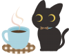 コーヒーと猫