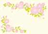 桜おしゃれフレーム枠背景,飾り,さくら,壁紙枠,花,手書き,和,和風,サクラ,和
