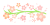 桜と植物ライン　透過png