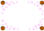 バスケットボールと桜のフレーム２－２　卒団・入団・卒部・入部