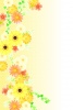 黄色い花のカード