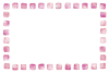 シンプルなタイルのフレーム(ピンク)