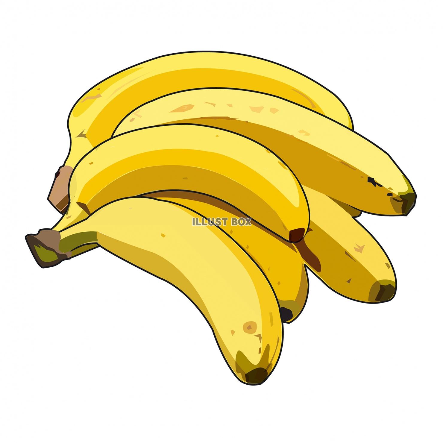 無料イラスト バナナ