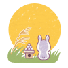 月見ウサギ1
