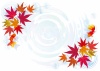 紅葉おしゃれフレーム枠秋背景もみじ和シンプル飾り枠和風壁紙葉かわいい水彩和柄モミ