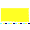 藍色と黄色のフレーム