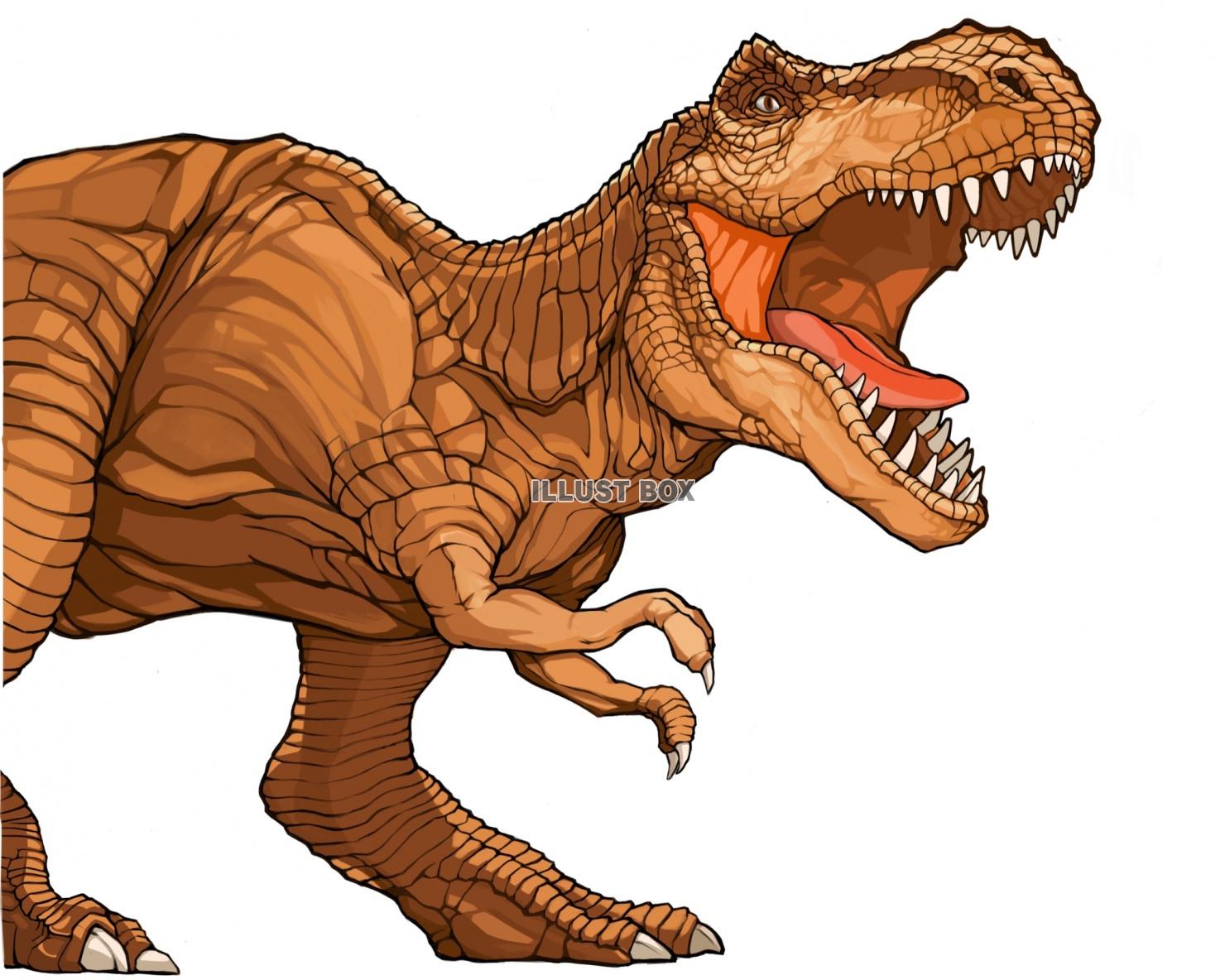 無料イラスト 恐竜 ティラノサウルス