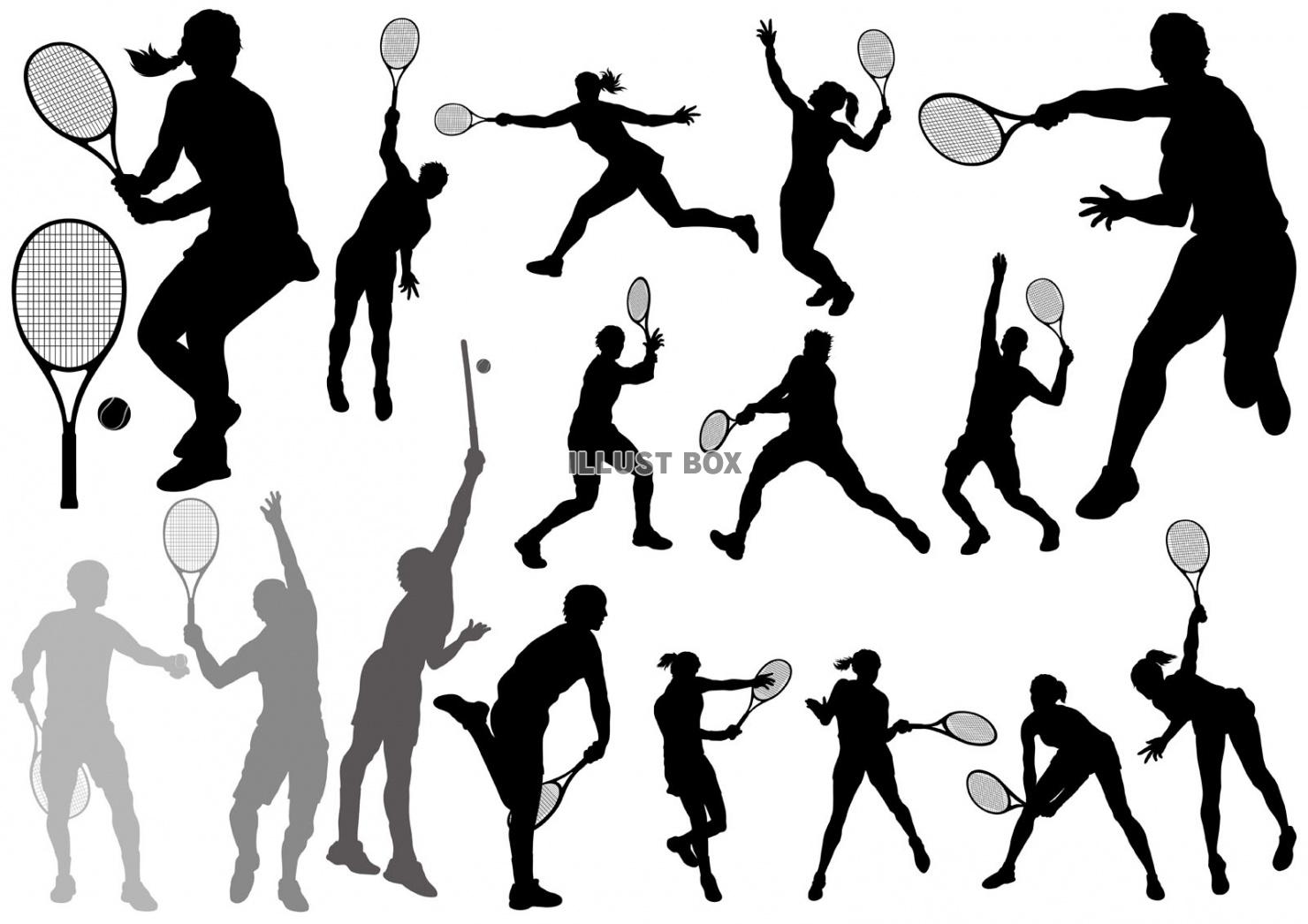 無料イラスト画像 トップ100 かっこいい テニス イラスト 簡単