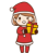 クリスマスの女の子