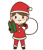 クリスマスの男の子