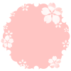 無料イラスト 桜の花模様壁紙和風柄背景素材イラスト