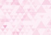 春のピンク 三角うすい背景画（幾何学模様）