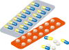 薬 ドラッグ カプセル 錠剤　PTP包装シート