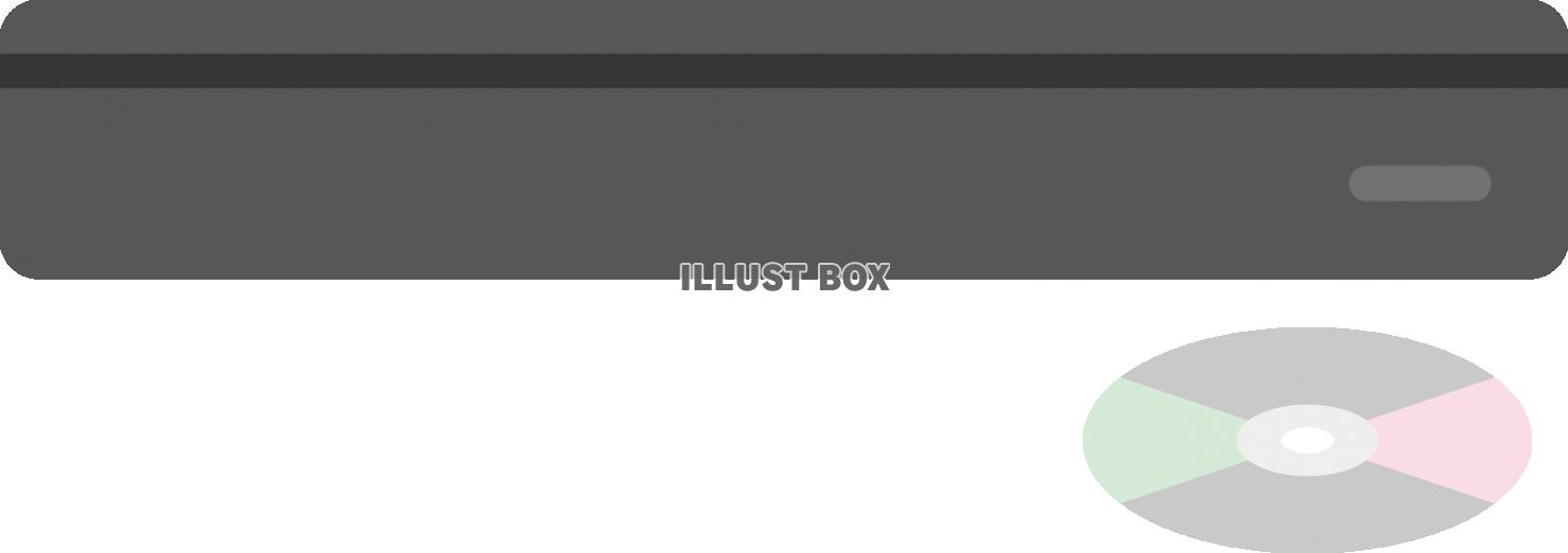 無料イラスト シンプルなブルーレイ Dvd プレイヤー レコーダー
