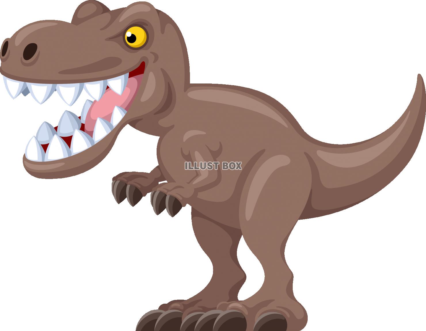 無料イラスト 恐竜 ティラノサウルス キャラクター