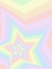 カラフルな星型のジオメトリック背景1[虹色]