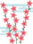 桃の花模様壁紙シンプル背景素材イラスト。透過PNG