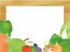 野菜ときのこのフレーム(玉ねぎ、白菜、ナス、ピーマン、エリンギ、カボチャ、トマト