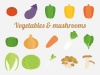 野菜ときのこセット主線なし(玉ねぎ、ネギ、白菜、ナス、大根、ピーマン、エリンギ、