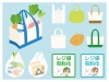 マイバック促進セット(レジ袋、ポリ袋、買い物袋、トートバッグ、ショッピングバッグ