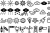 お天気　気象　キャラ　マーク　アイコン　セット