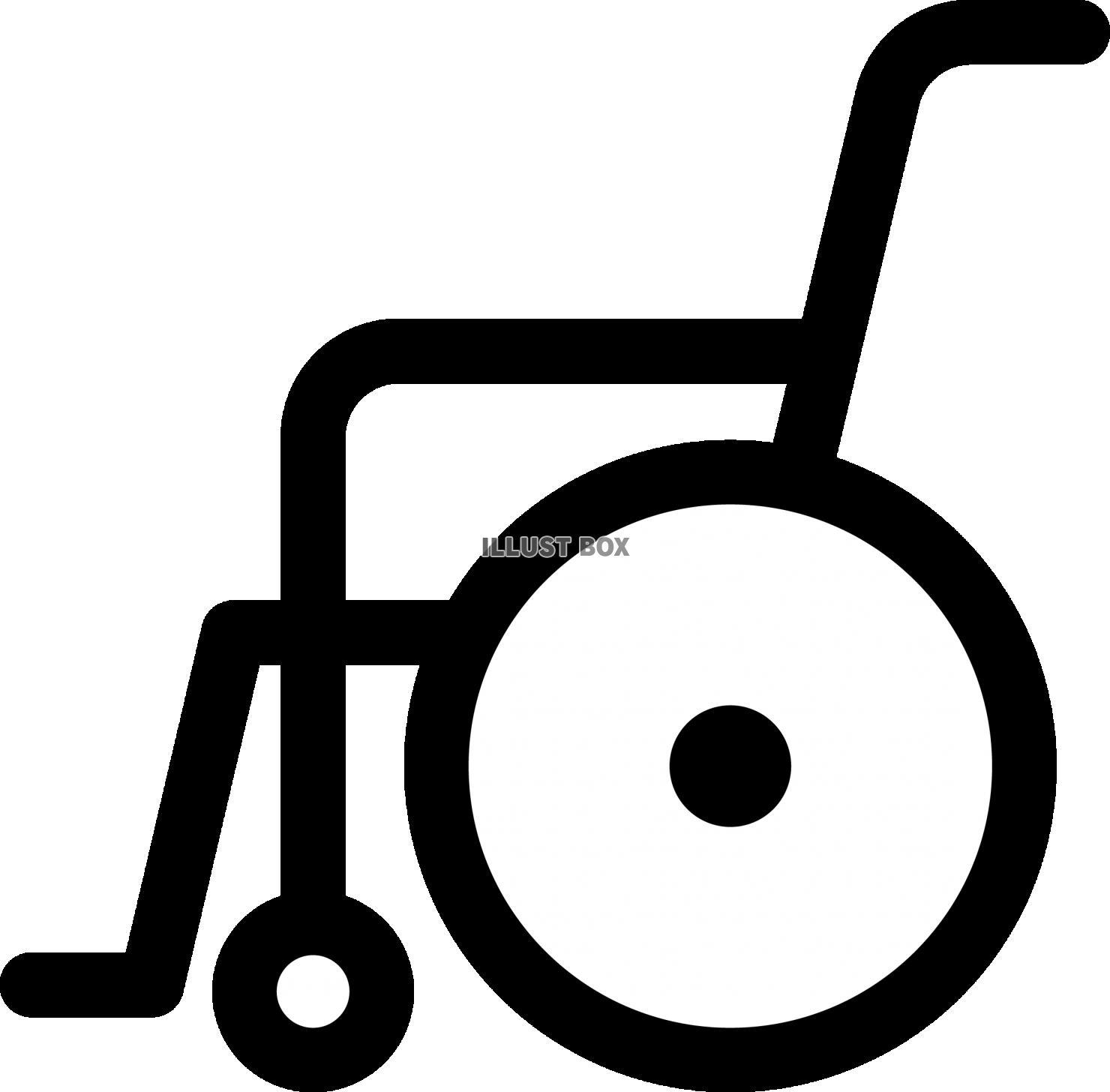 無料イラスト 車椅子 福祉 介護 ピクトグラム