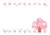 桜の木フレーム