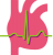 心電図　心拍数　マーク　アイコン