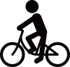 自転車 交通手段 アイコン マーク