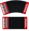 アコーディオン　楽器　伴奏　音楽
