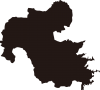 大分県の地図（シルエット）