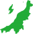 新潟県の地図