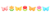 カラフルなチョウとチューリップ　透過png