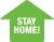 お家にいよう！STAY HOMEアイコン