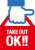 テイクアウト・TAKE OUT・ お持ち帰りOKアイコン