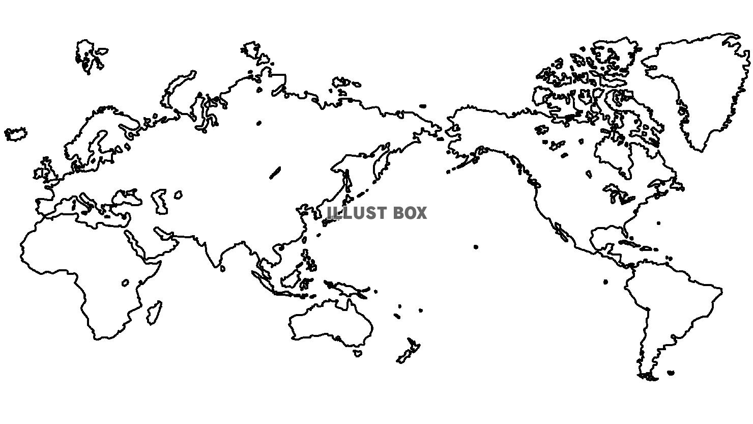 50 イラスト 世界地図